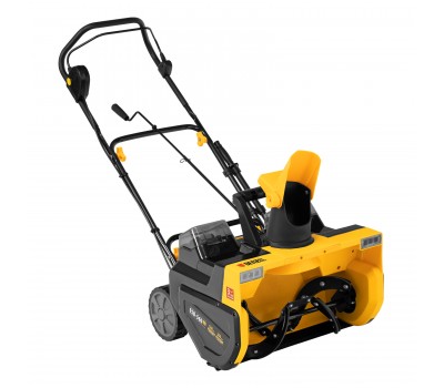 Снегоуборочная машина аккумуляторная, ESB-560Li, 560 мм, 40В, 2 АКБ 5 Ач, ЗУ, метал. шнек Denzel