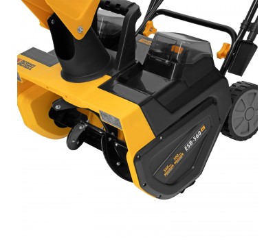 Снегоуборочная машина аккумуляторная, ESB-560Li, 560 мм, 40В, 2 АКБ 5 Ач, ЗУ, метал. шнек Denzel