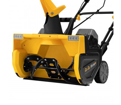 Снегоуборочная машина аккумуляторная, ESB-560Li, 560 мм, 40В, 2 АКБ 5 Ач, ЗУ, метал. шнек Denzel