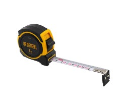 Рулетка 3м х 16мм, двухкомп. корпус, магнитный обрезиненный зацеп Denzel-foto4
