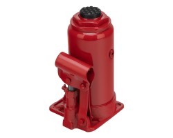 Домкрат гидравлический бутылочный 12 т, h подъема 205-400 мм Sparta Compact-foto4
