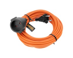 Удлинитель-шнур силовой Garden Series, ПВС, 10м, 1 розетка 3 x 1,5 мм, Denzel