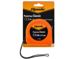 Рулетка Classic,7,5 м х 24 мм,пластиковый корпус Sparta-foto6