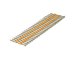 Гвозди для пнев. нейлера (крашен.) длина - 50 мм, диам. - 2,9 мм, 2000 шт. Denzel-foto2