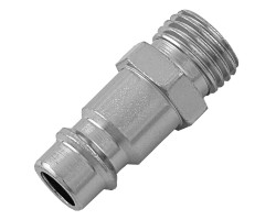 Ниппель универсальный быстросъемный ("папа") 1/4, внешняя резьба, 2 шт, Stels-foto2