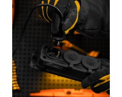 Удлинитель-шнур силовой Top Series, КГТТ, 20м, 3 розетки, 3 x 1,5 мм Denzel-foto9