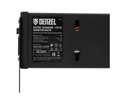 Конвектор электрический плинтусный ATRIC-300, 230 В, 300 Вт, ТЭН, черный Denzel-foto12