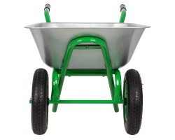 Тачка садово-строительная 2-х колесная, грузоподъемность 230 кг, объем 90 л Сибртех-foto7