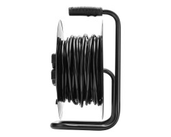 Удлинитель силовой 20 м, 16А, тип УХз16, КГ 3 x 2.5 мм, на стальной катушке, 4 розетки Сибртех-foto4