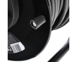 Удлинитель силовой 20 м, 16А, тип УХз16, КГ 3 x 2.5 мм, на стальной катушке, 4 розетки Сибртех-foto5