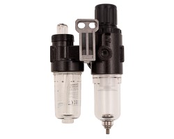 Блок подготовки воздуха регулятор-фильтр-лубрикатор FLR1500, 10 бар, 1500 л/мин, 1/4" Denzel-foto3