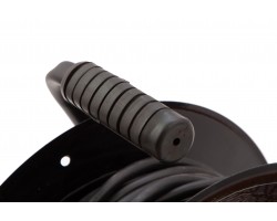 Удлинитель силовой 30 м, 16А, тип УХз16, КГ 3 x 2.5 мм, на стальной катушке, 4 розетки Сибртех-foto10