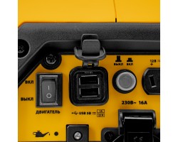 Генератор инверторный GS-1100iS, 1,1 кВт, 230 В, закрытый корпус, ручной старт DENZEL-foto23