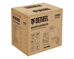 Генератор инверторный GS-1100iS, 1,1 кВт, 230 В, закрытый корпус, ручной старт DENZEL-foto7