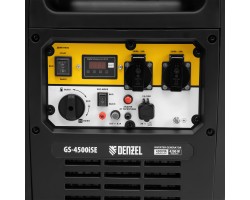 Генератор инверторный GS-4500iSE, 4,5 кВт, 230 В, закрытый корпус, электростартер DENZEL-foto6