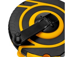 Рулетка геодезическая 30 м х 15 мм, закрытый корпус, фиберглассовая лента Denzel-foto5