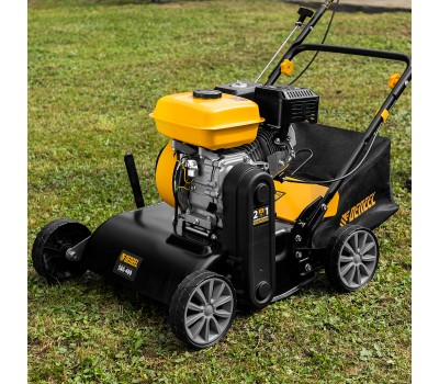 Скарификатор-аэратор бензиновый SAG-400, 212 см3, -15/+10 мм, 40 см Denzel