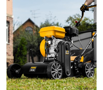 Скарификатор-аэратор бензиновый SAG-400, 212 см3, -15/+10 мм, 40 см Denzel