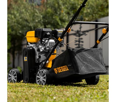 Скарификатор-аэратор бензиновый SAG-400, 212 см3, -15/+10 мм, 40 см Denzel