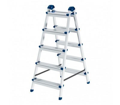 Стремянка двухсторонняя 5 ступеней, сталь профиль, стальные ступени, Россия Сибртех Стремянка двухсторонняя 5 ступеней, сталь профиль, стальные ступени, Россия Сибртех