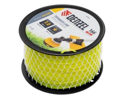 Леска для триммера звезда, 3,0мм х 166м, на DIN катушке FLEX CORD Denzel-foto2