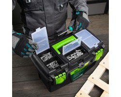 Ящик для инструментов 18 ”, с органайзерами Сибртех-foto12