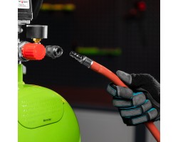 Шланг пневматический резиновый, 10 x 16 мм, 24 бар, армированный, быстросъемное соединение, 10 м Stels-foto9