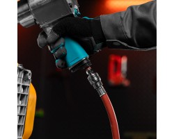 Шланг пневматический резиновый, 10 x 16 мм, 24 бар, армированный, быстросъемное соединение, 10 м Stels-foto6