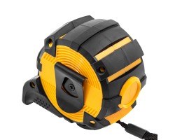 Рулетка 5м х 32мм, автоматич. фиксац., нейлон. покрытие, магнит. зацеп, двухстор. разметка Denzel-foto2