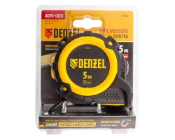 Рулетка 5м х 32мм, автоматич. фиксац., нейлон. покрытие, магнит. зацеп, двухстор. разметка Denzel-foto6