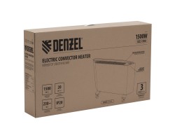 Конвектор электрический XCE-1500, 230 В, 1500 Вт, X-образный нагреватель Denzel-foto20