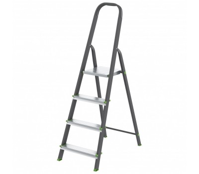 Стремянка, 4 ступени, стальной профиль, алюминиевые ступени Россия Сибртех Стремянка, 4 ступени, стальной профиль, алюминиевые ступени Россия Сибртех