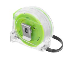 Рулетка Кварц,прозрачный корпус,амортизатор,10 м х 25 мм Сибртех-foto2