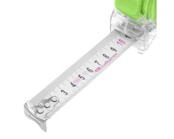 Рулетка Кварц,прозрачный корпус,амортизатор,10 м х 25 мм Сибртех-foto6