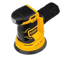 Машина шлифовальная эксцентриковая аккумуляторная COS-125-0, 18В Li-Ion Denzel 