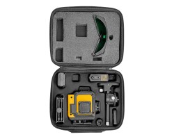 Лазерный уровень мультипризменный DLV-360-3T, 30 м, зеленый луч, Li-Ion 2,4 Aч, штатив // Denzel-foto3