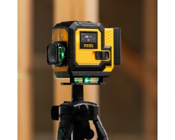 Лазерный уровень мультипризменный DLV-360-3T, 30 м, зеленый луч, Li-Ion 2,4 Aч, штатив // Denzel-foto32