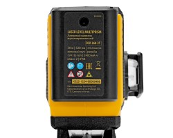 Лазерный уровень мультипризменный DLV-360-3T, 30 м, зеленый луч, Li-Ion 2,4 Aч, штатив // Denzel-foto27