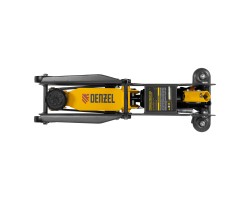 Домкрат гидравлический подкатной, 2 т, 135-385 мм, в пласт. кейсе Denzel-foto10