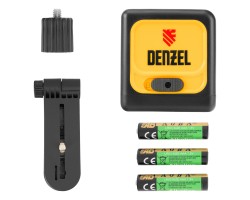 Лазерный уровень DQB, 30 м, зеленый луч, батарейки, сумка Denzel-foto18
