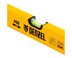 Уровень алюминиевый, 400 мм, фрезерованный, 3 глазка Denzel-foto3