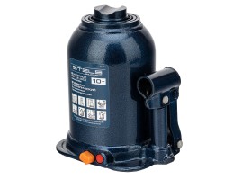 Домкрат гидравлический бутылочный телескопический, 10 т, подъем 180-430 мм Stels-foto2