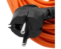 Удлинитель-шнур силовой 10 м, 16А, тип УХ16, ПВС, 1 розетка без заземления Сибртех-foto2