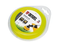Леска для триммера, квадрат 3 мм х 15 м, блистер Flex cord Denzel