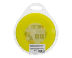 Леска для триммера, квадрат 3 мм х 15 м, блистер Flex cord Denzel-foto3