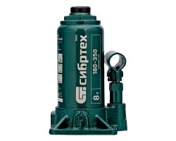 Домкрат гидравлический бутылочный, 8 т, 180-350 мм Сибртех-foto3