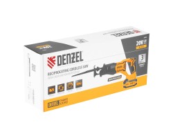 Пила сабельная аккумуляторная бесщет. RS-250, Li-Ion, 20 В Denzel-foto29