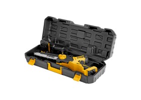 Цепная мини-пила аккумуляторная бесщет., СCS-200BL, шина 200 мм, Li-Ion, 20 В Denzel-foto3