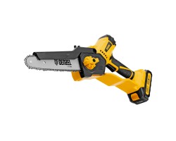 Цепная мини-пила аккумуляторная бесщет., СCS-200BL, шина 200 мм, Li-Ion, 20 В Denzel-foto39