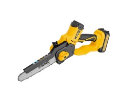 Цепная мини-пила аккумуляторная бесщет., СCS-200BL, шина 200 мм, Li-Ion, 20 В Denzel-foto6